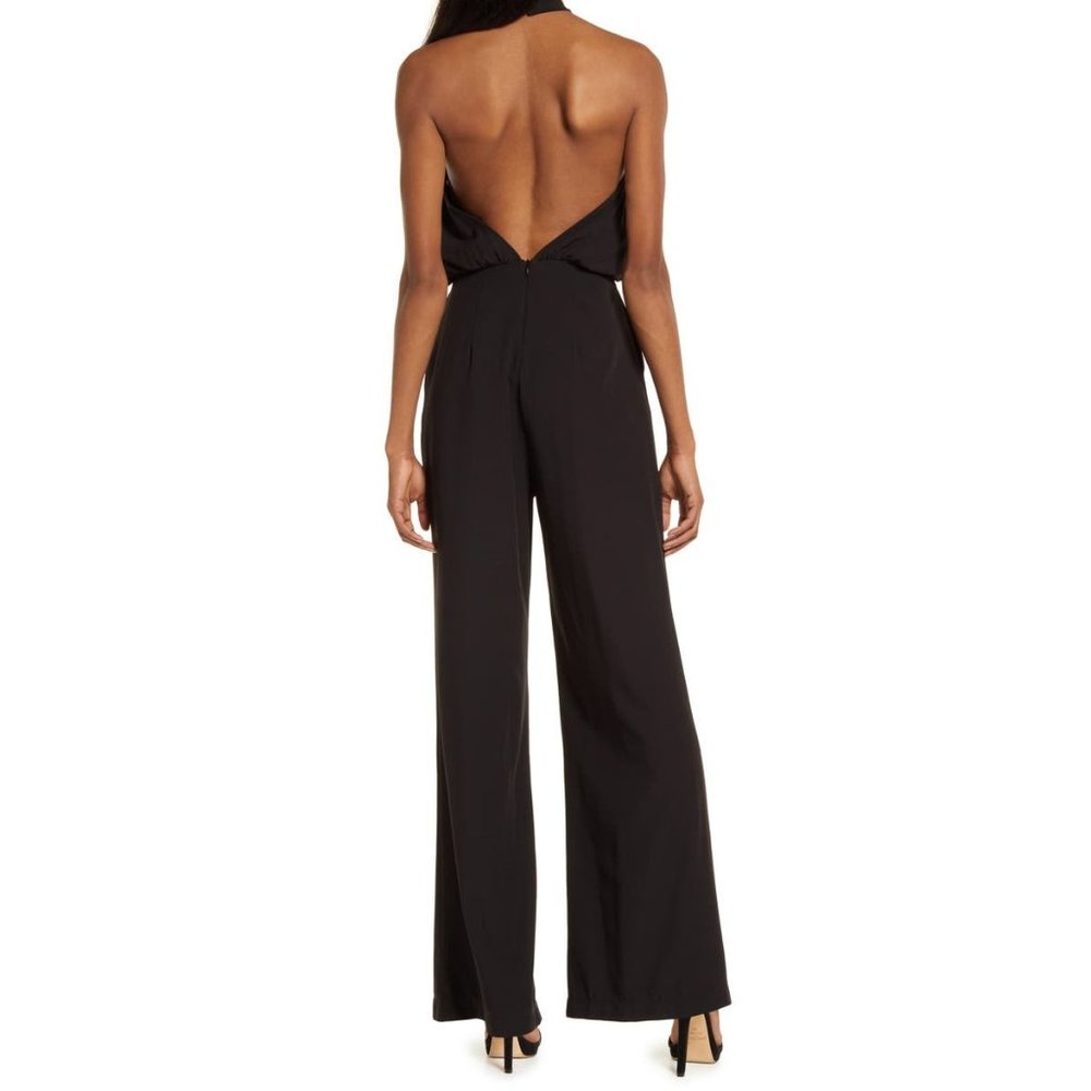 Lulu's Black Halter Jumpsuit - Picture 5 of 12